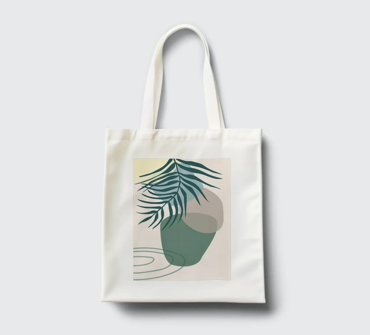 Botanical leaf abstractart tote bag by Rebecca Clark Wyrick
