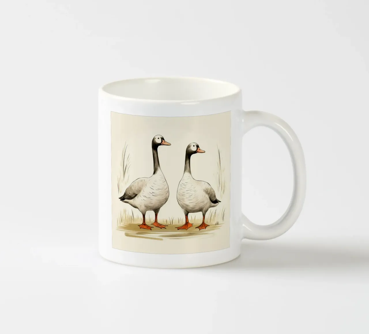 Retro Goose Duo tazza in ceramica da Funny Animals