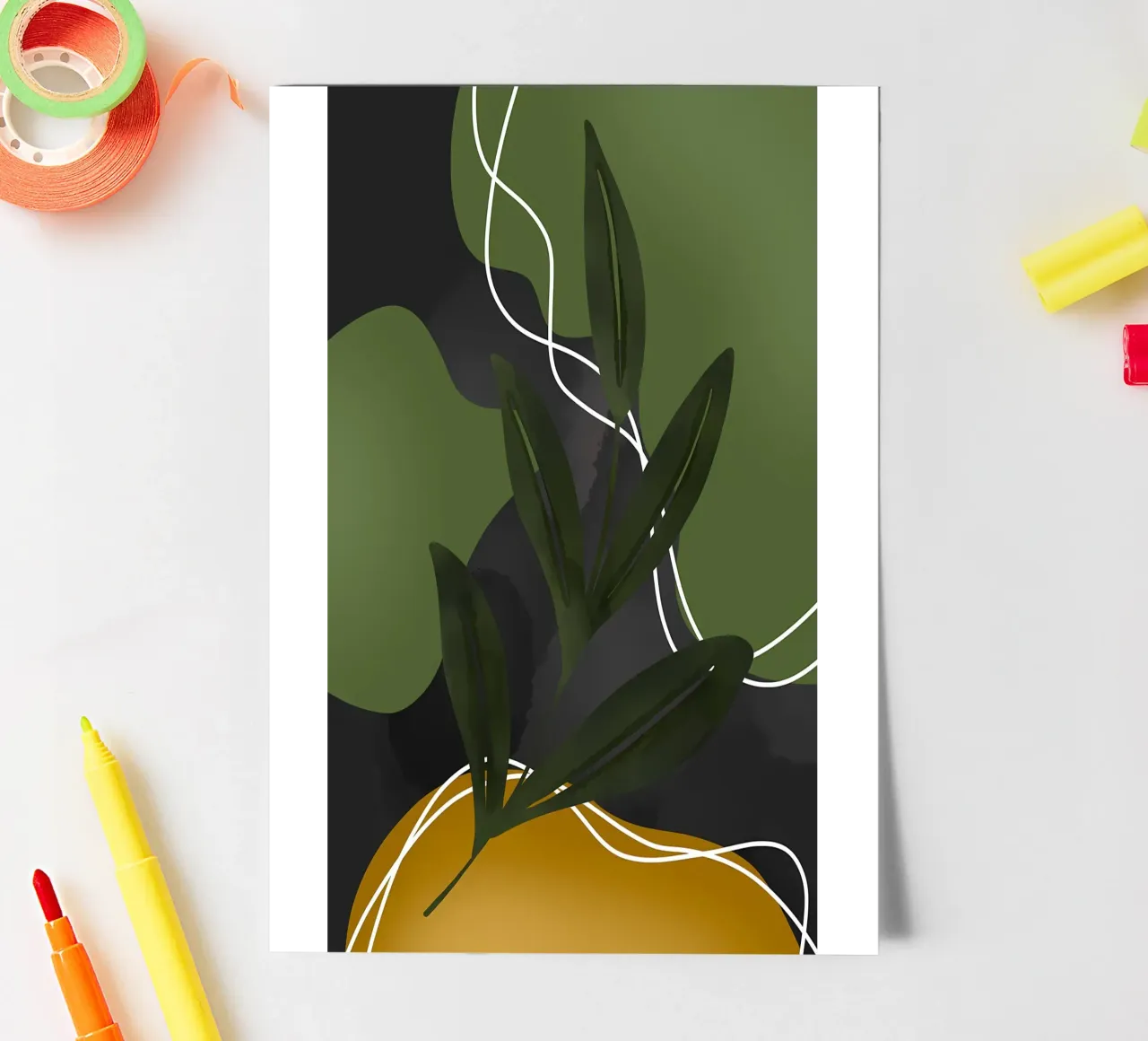 Botanical sticker sheet by Rebecca Clark Wyrick