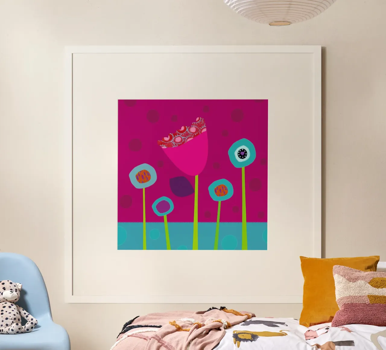 Colourful Flowers poster da JaySan Studio
