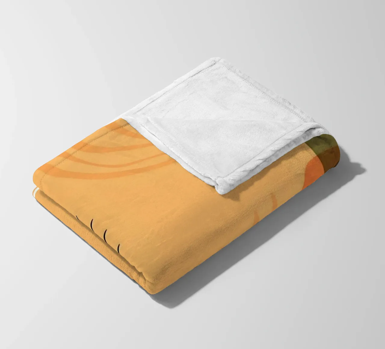 BohoMedio secolo botanico coperta in pile da Rebecca Clark Wyrick