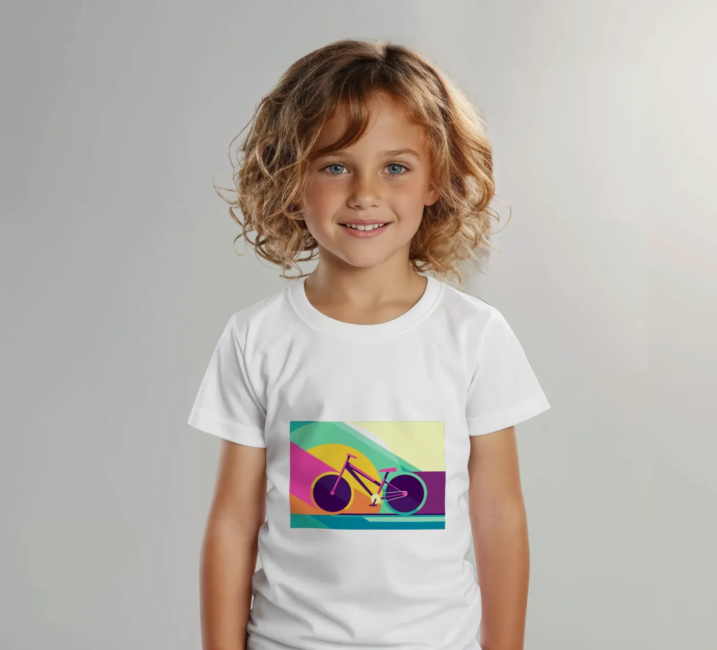 Racefiets kinder t-shirt van Albert S Jacob