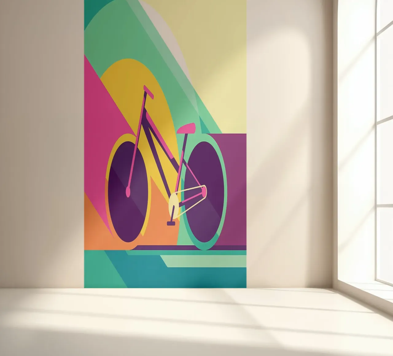 Rennrad Fototapete von Albert S Jacob