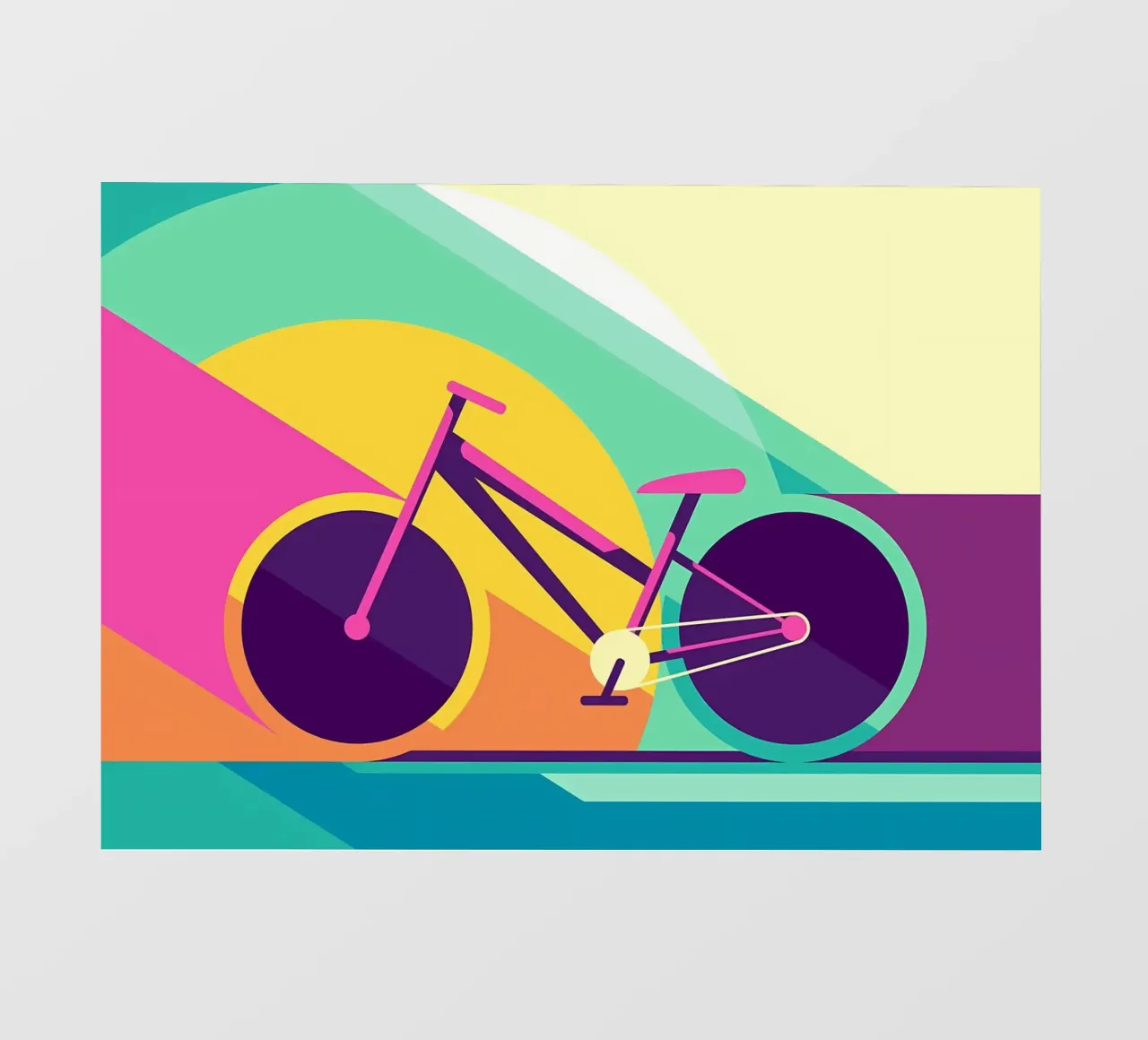 Rennrad Fototapete von Albert S Jacob