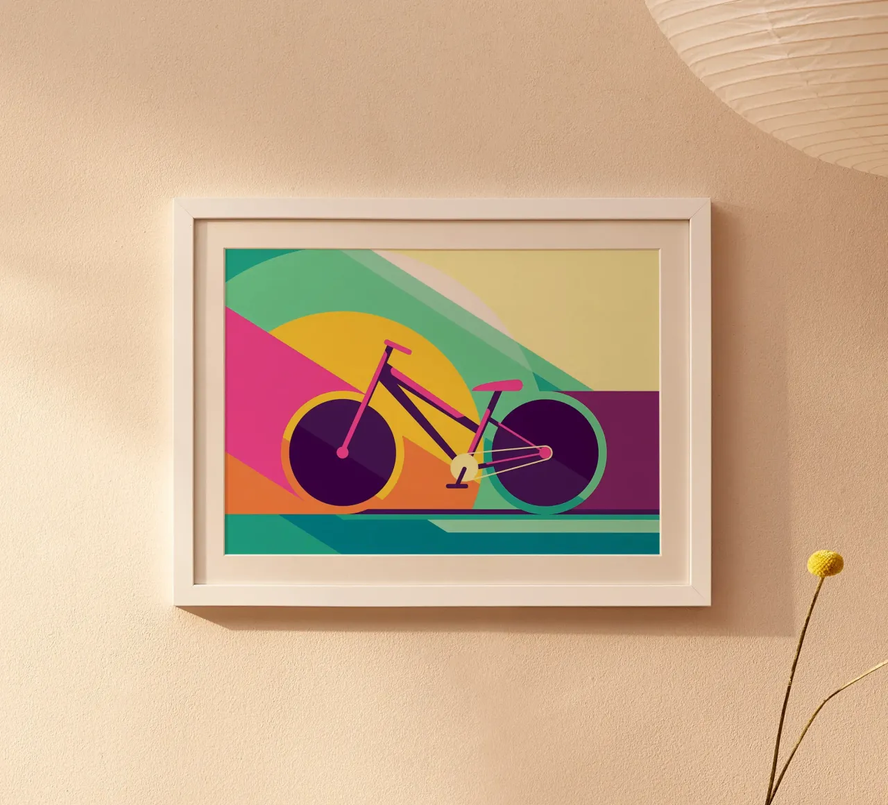 Racefiets poster van Albert S Jacob