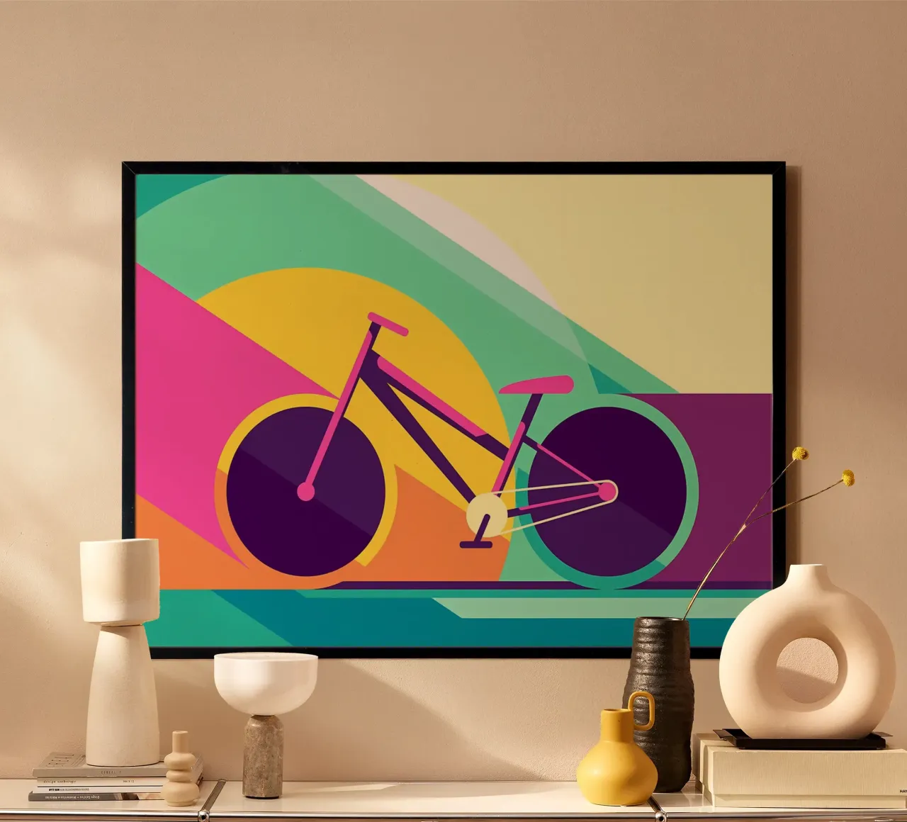 Racefiets poster van Albert S Jacob