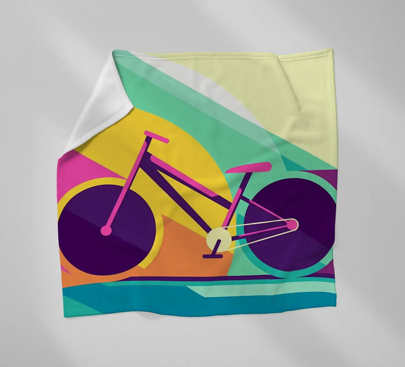 Road bike fleecedeken van Albert S Jacob