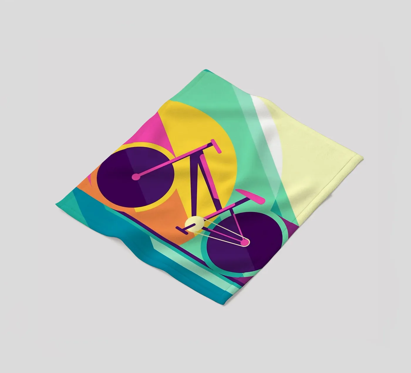 Road bike fleecedeken van Albert S Jacob