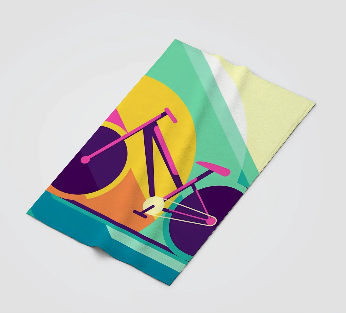 Road bike fleecedeken van Albert S Jacob