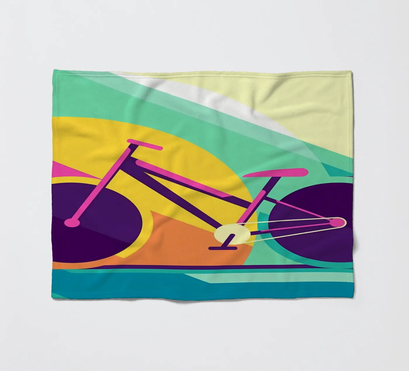 Road bike fleecedeken van Albert S Jacob