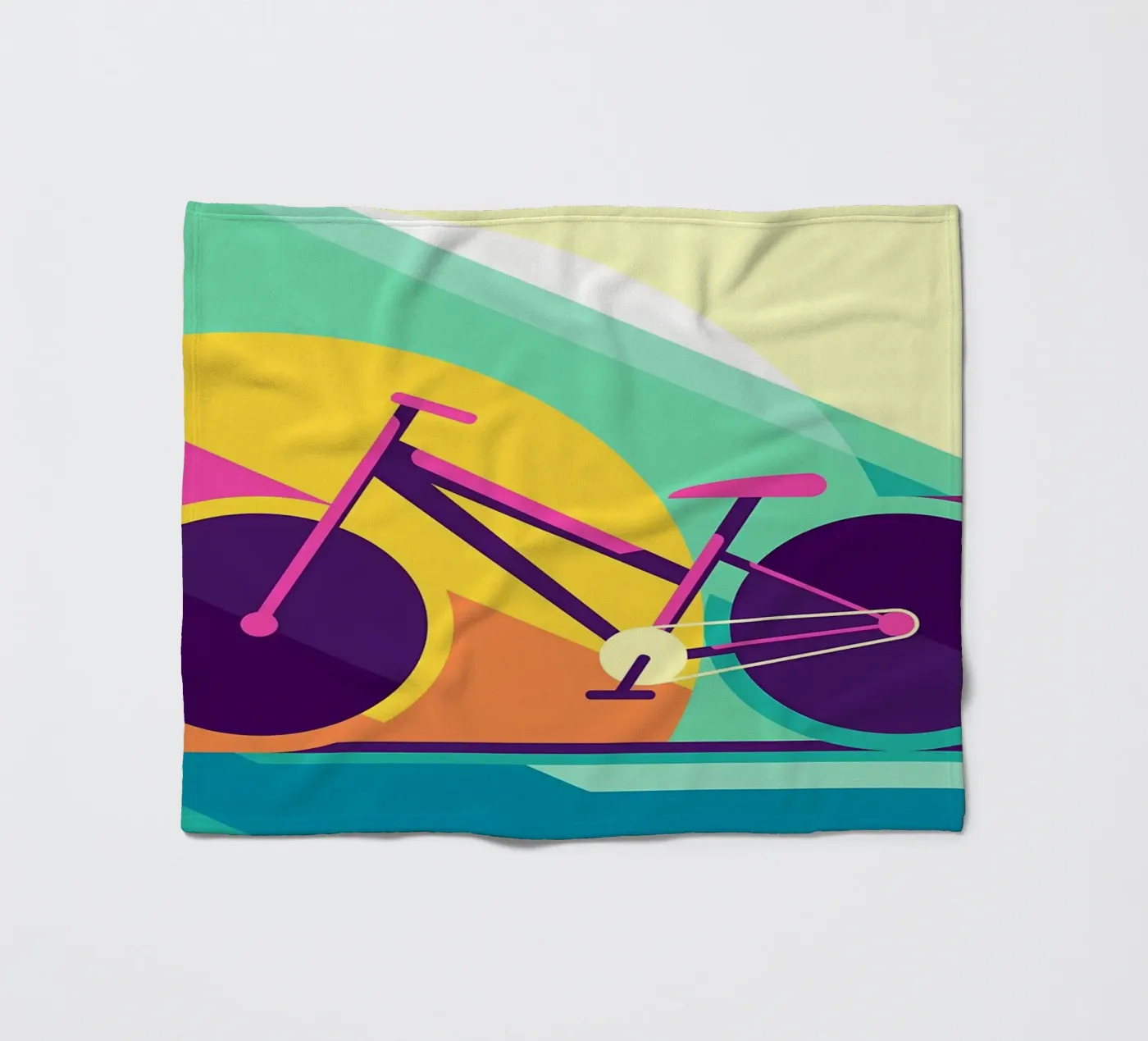 Road bike fleecedeken van Albert S Jacob