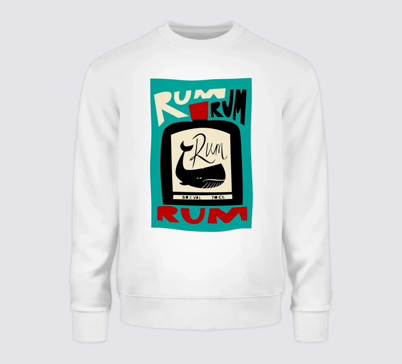 Rum sweatshirt van Fox & Velvet