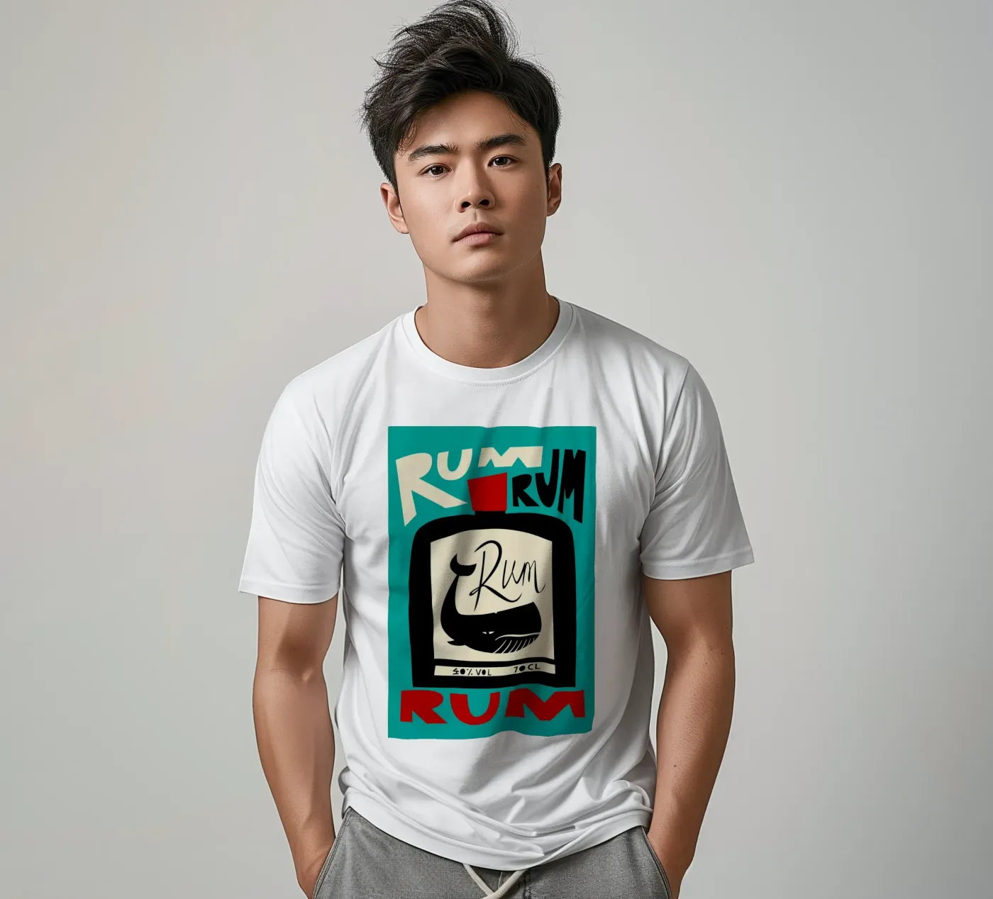Rum t-shirt da Fox & Velvet