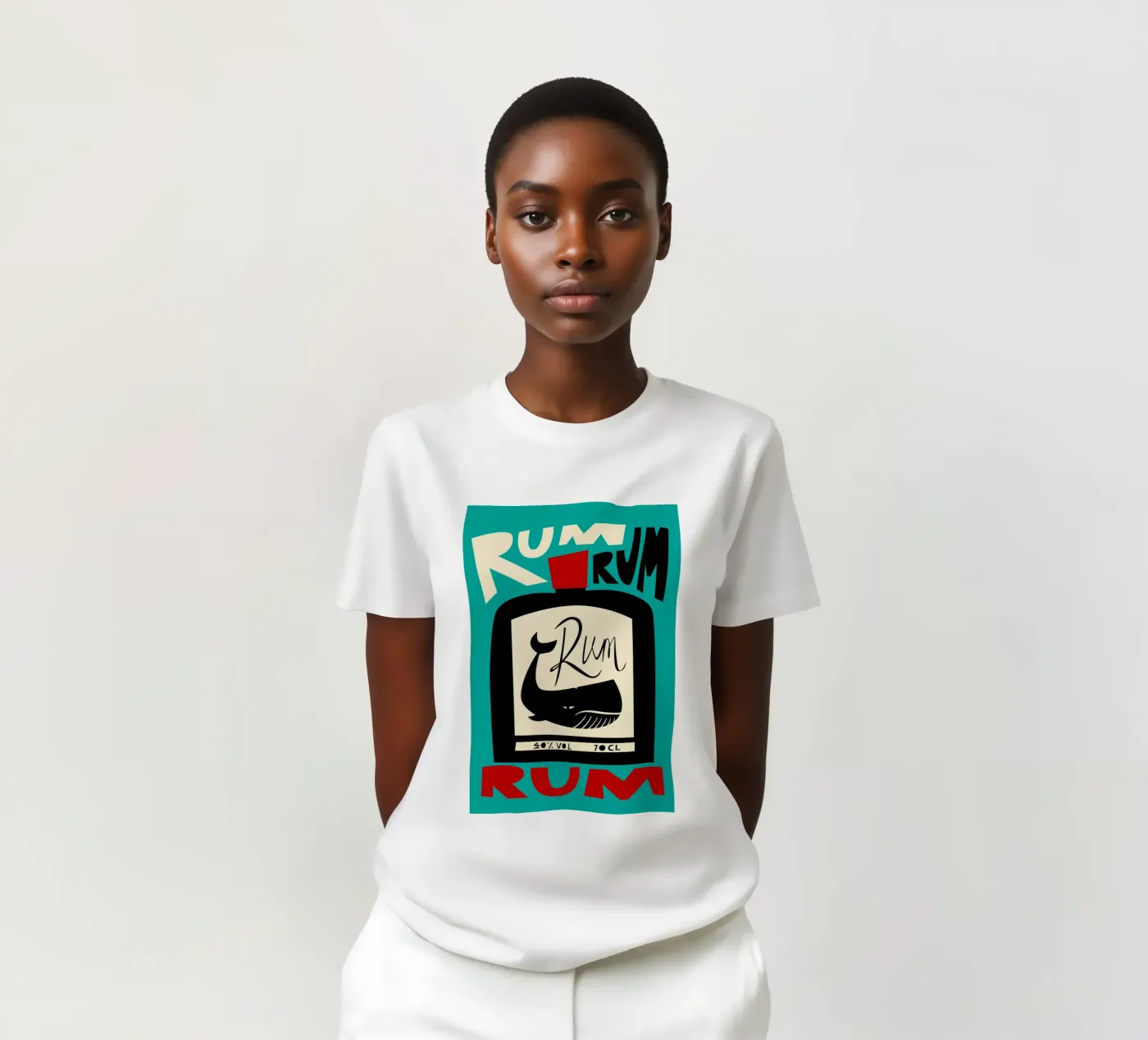 Rum t-shirt da Fox & Velvet