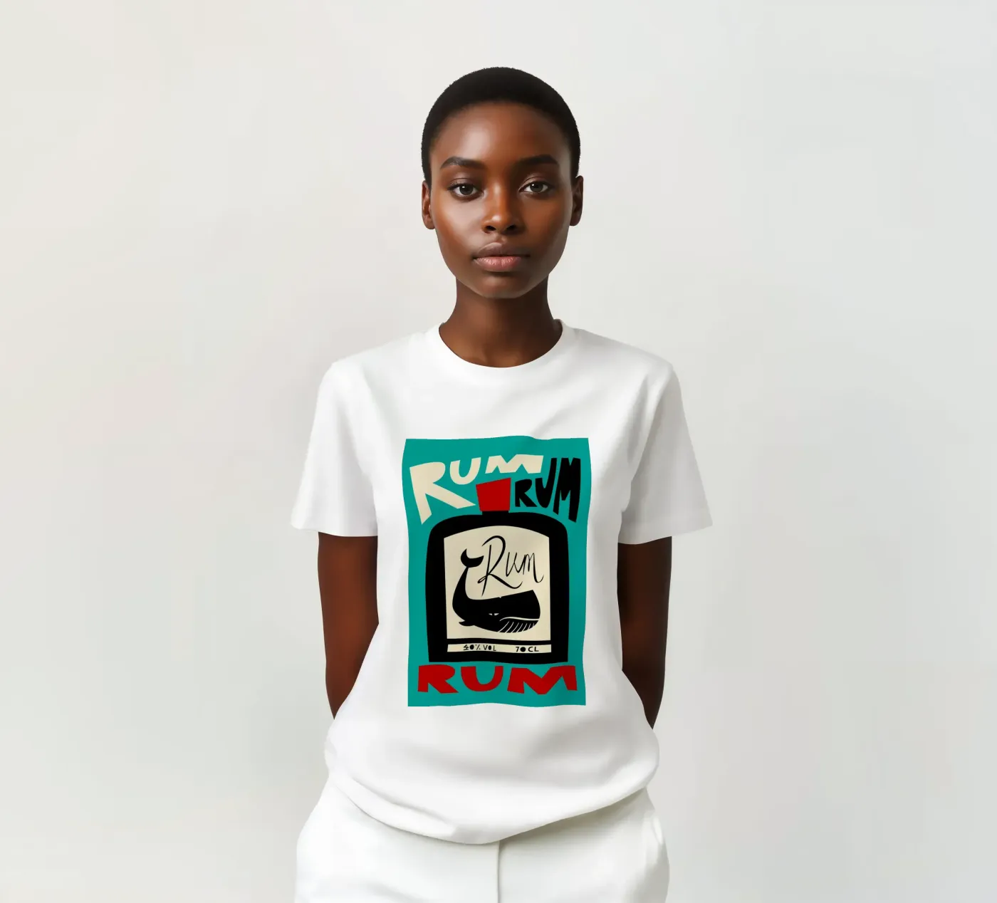 Rum t-shirt da Fox & Velvet