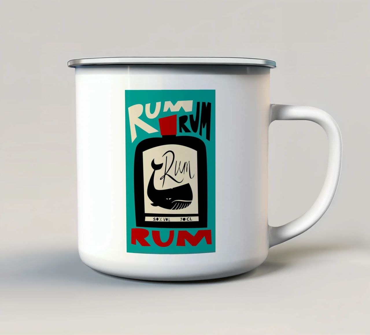 Rum tazza in smalto da Fox & Velvet