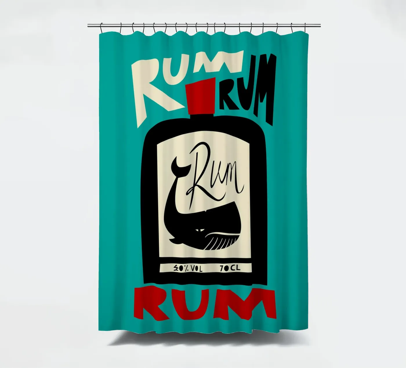 Rum Duschvorhang von Fox & Velvet