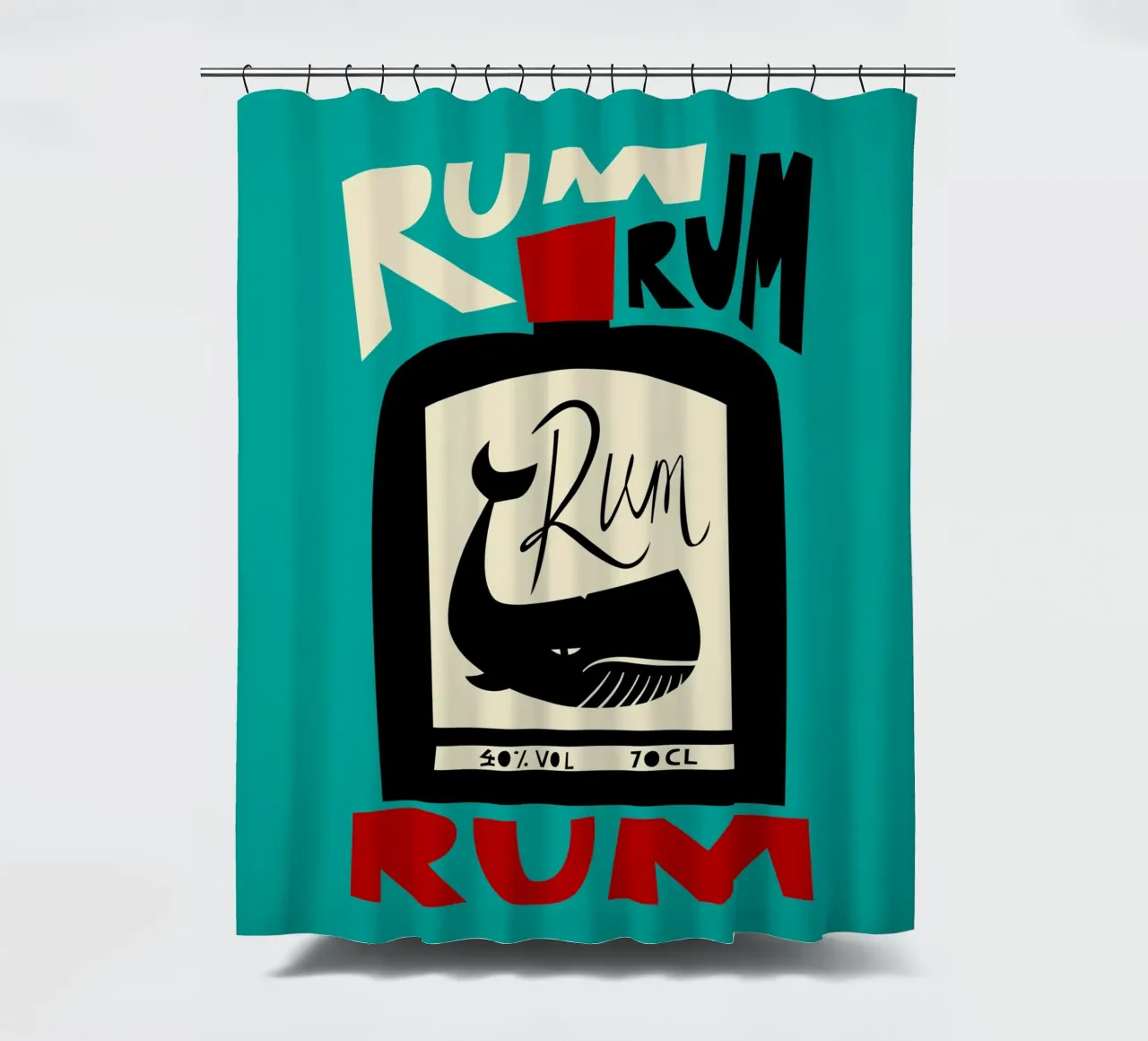 Rum Duschvorhang von Fox & Velvet