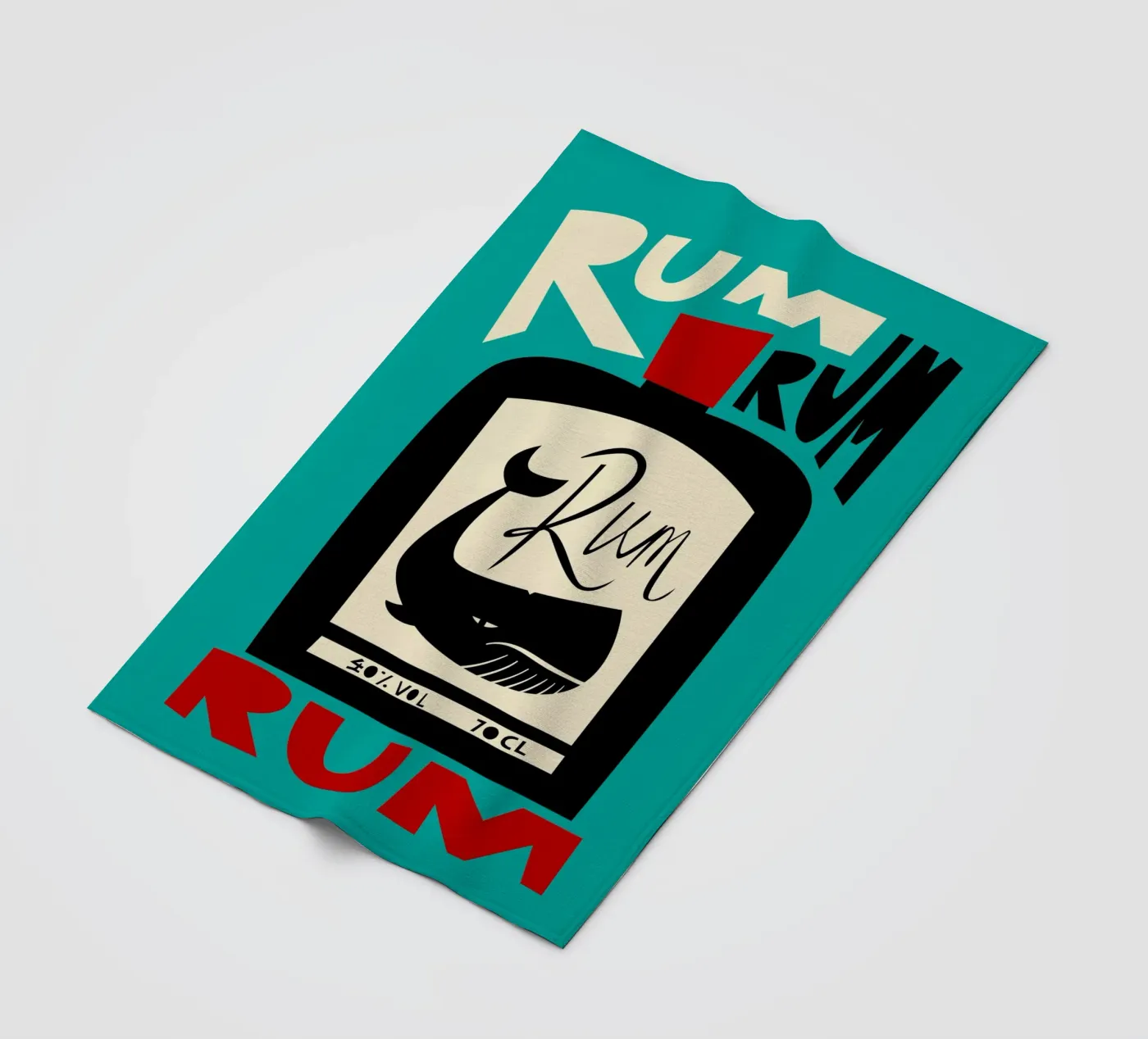 Rhum plaid polaire de Fox & Velvet