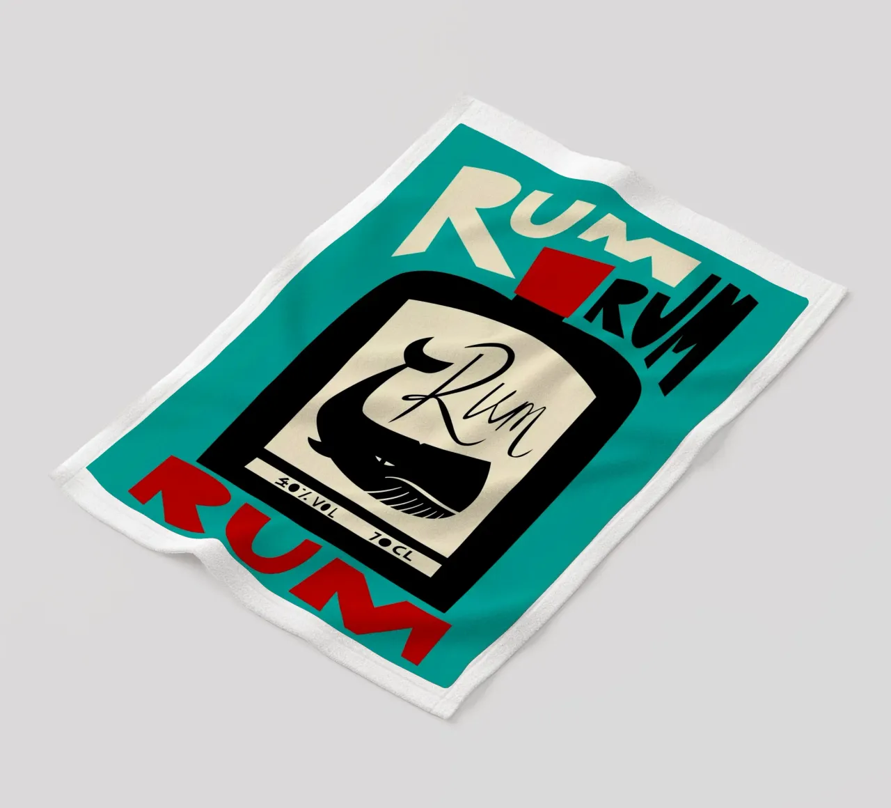 Rum fleecedeken van Fox & Velvet