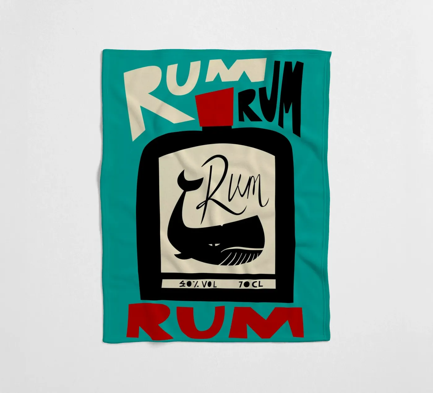 Rhum plaid polaire de Fox & Velvet
