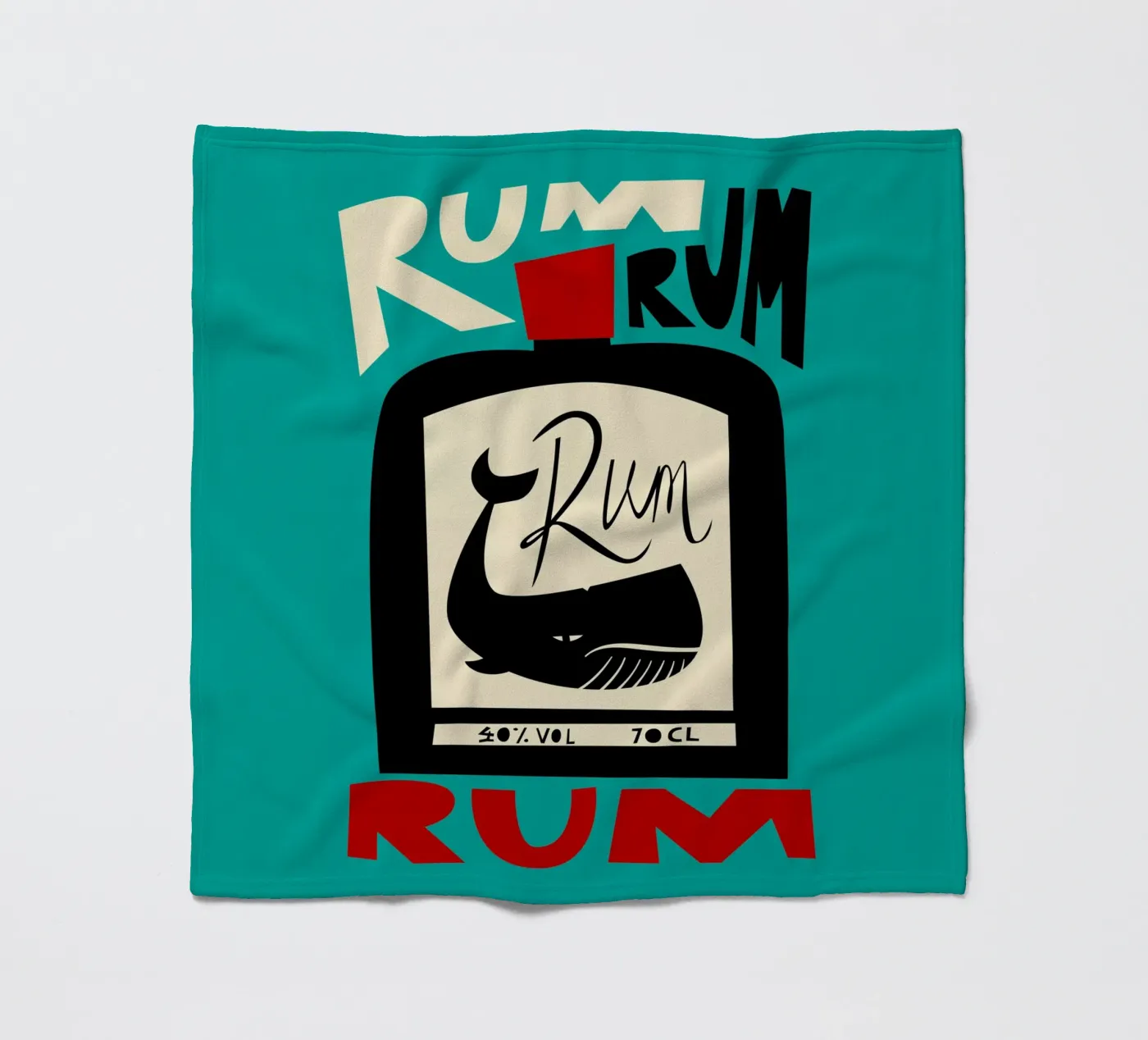 Rhum plaid polaire de Fox & Velvet