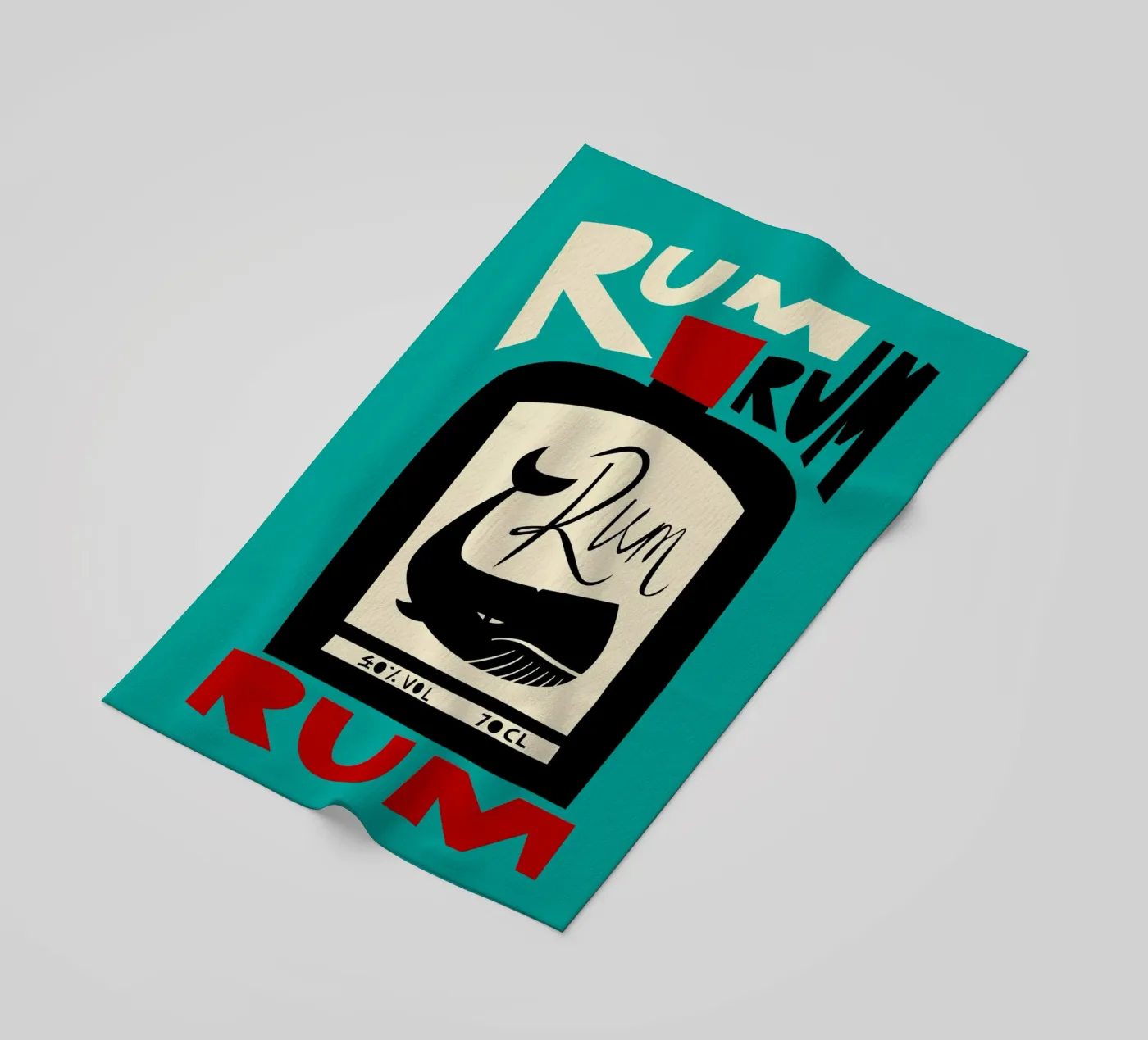 Rum serviette de plage de Fox & Velvet