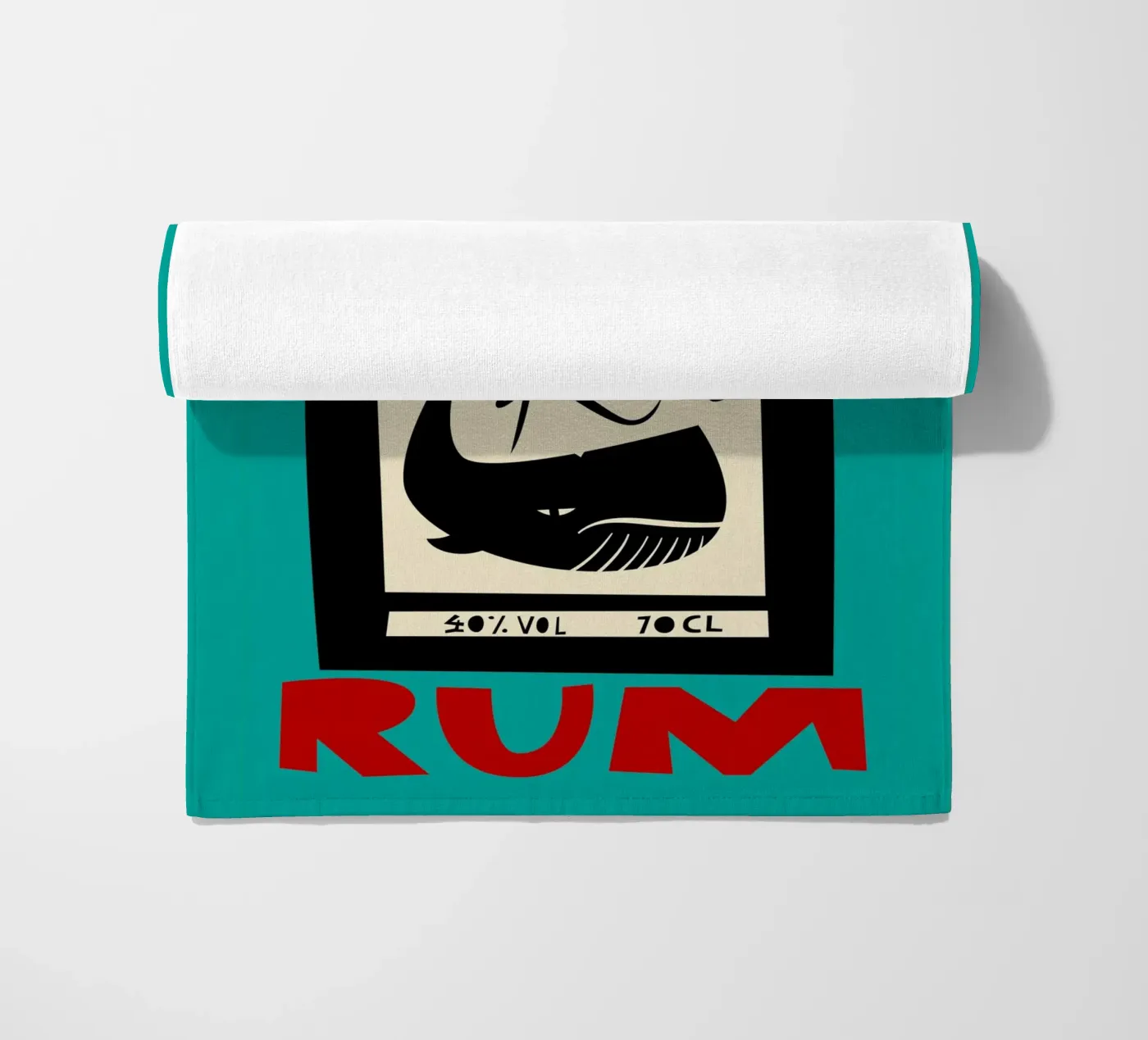 Rum serviette de plage de Fox & Velvet