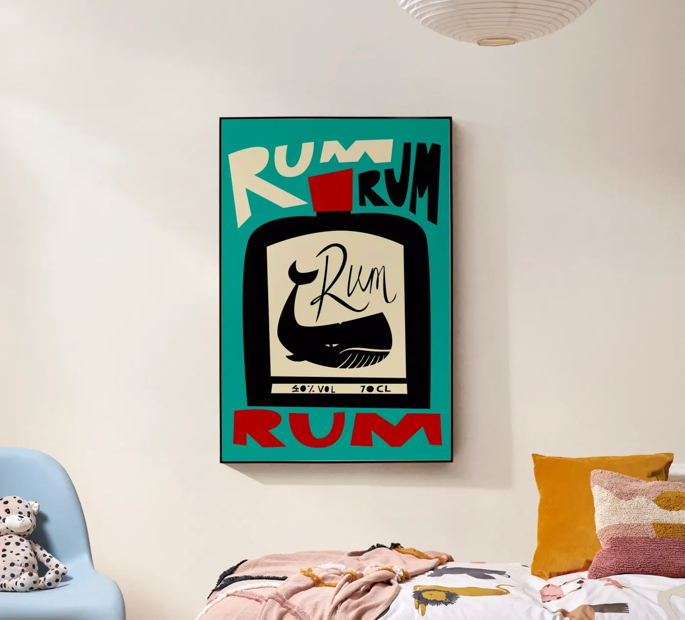 Rum acryl van Fox & Velvet