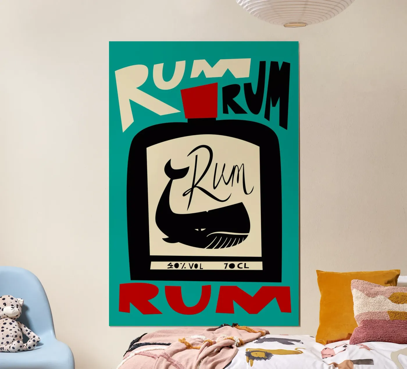 Rhum poster de Fox & Velvet