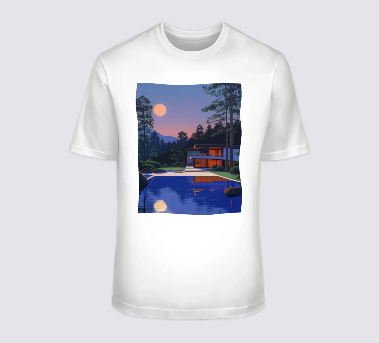 Luna piena Nagai t-shirt da Perdana shop