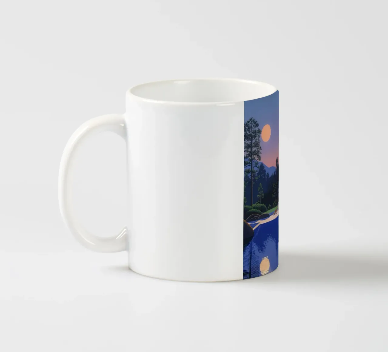 Luna piena Nagai tazza in ceramica da Perdana shop