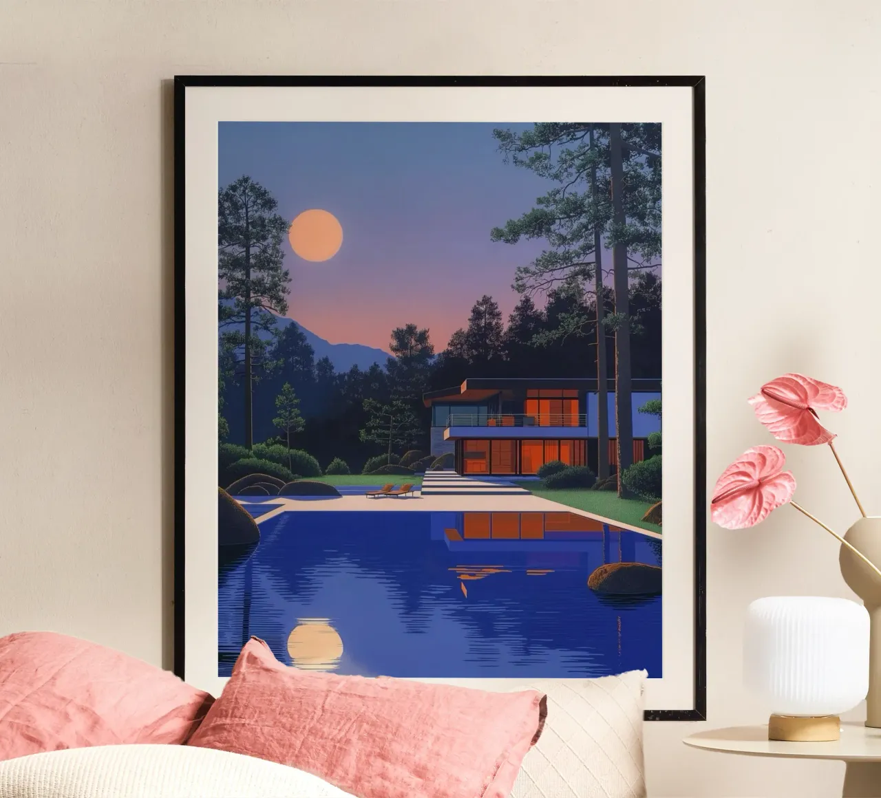 Luna piena Nagai carta hahnemühle da Perdana shop