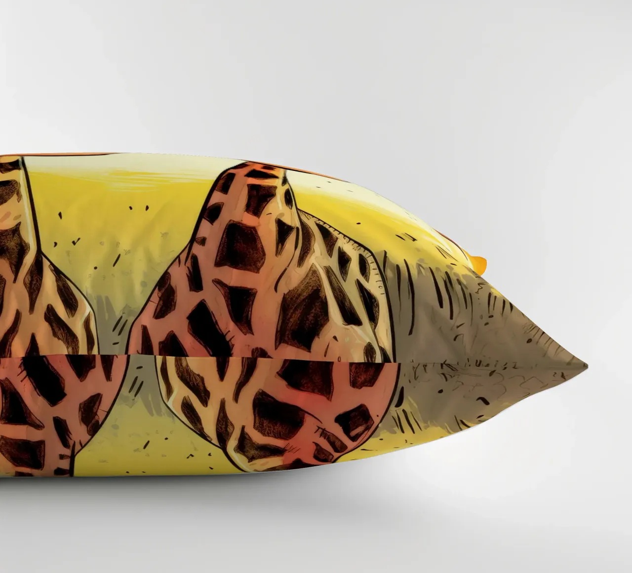 Retro Giraffe Duo cuscino da Funny Animals