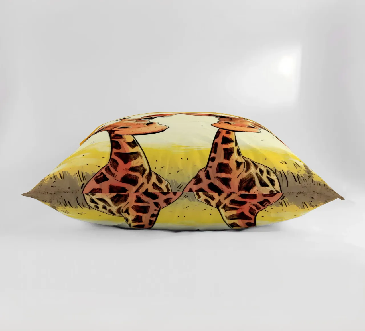 Retro Giraffe Duo cuscino da Funny Animals