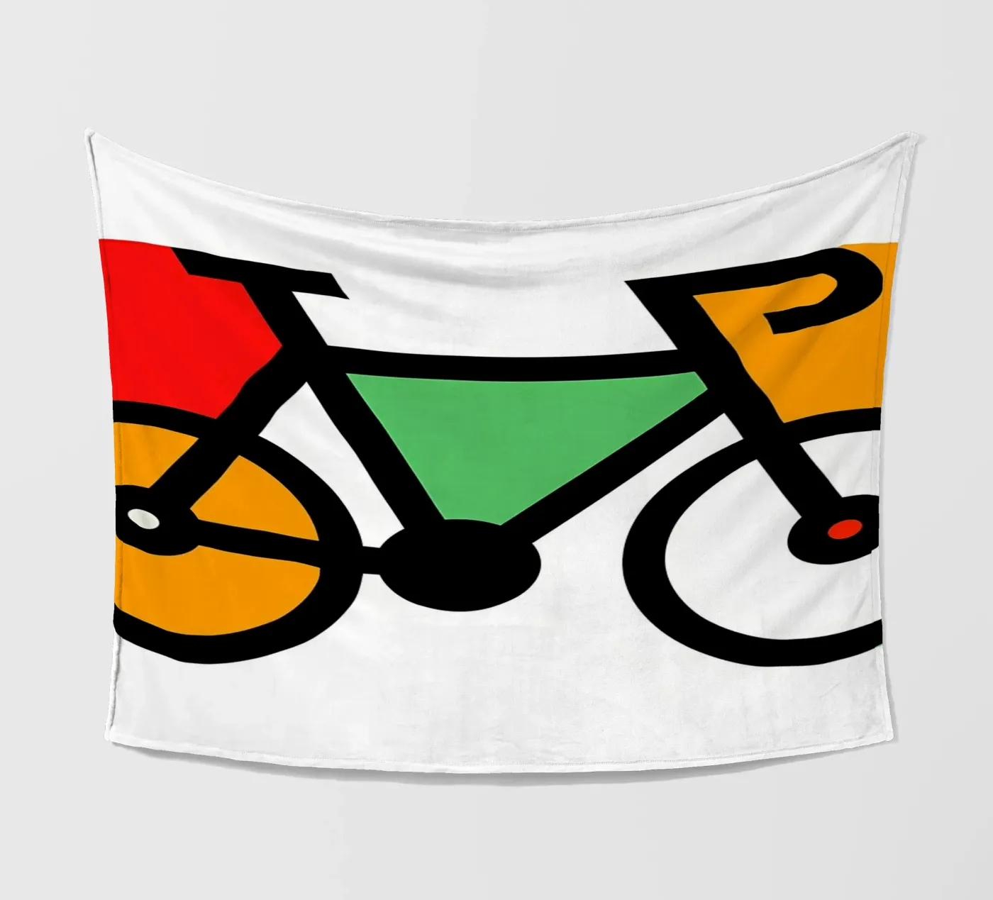 Bicycle Fleecedecke von Albert S Jacob