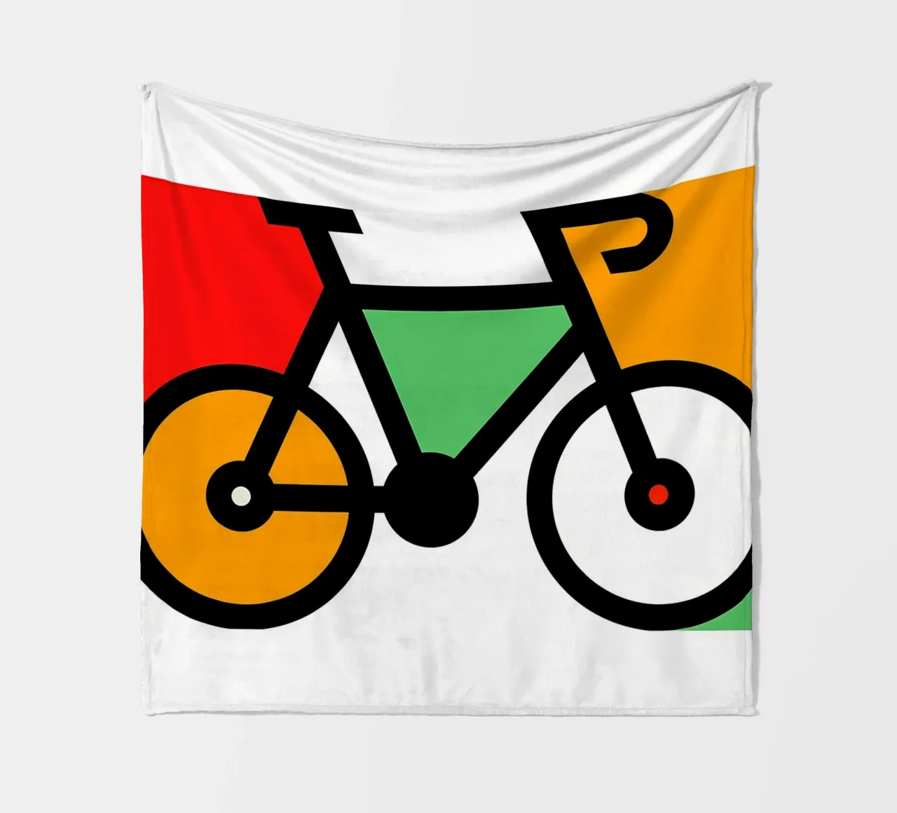 Fiets fleecedeken van Albert S Jacob