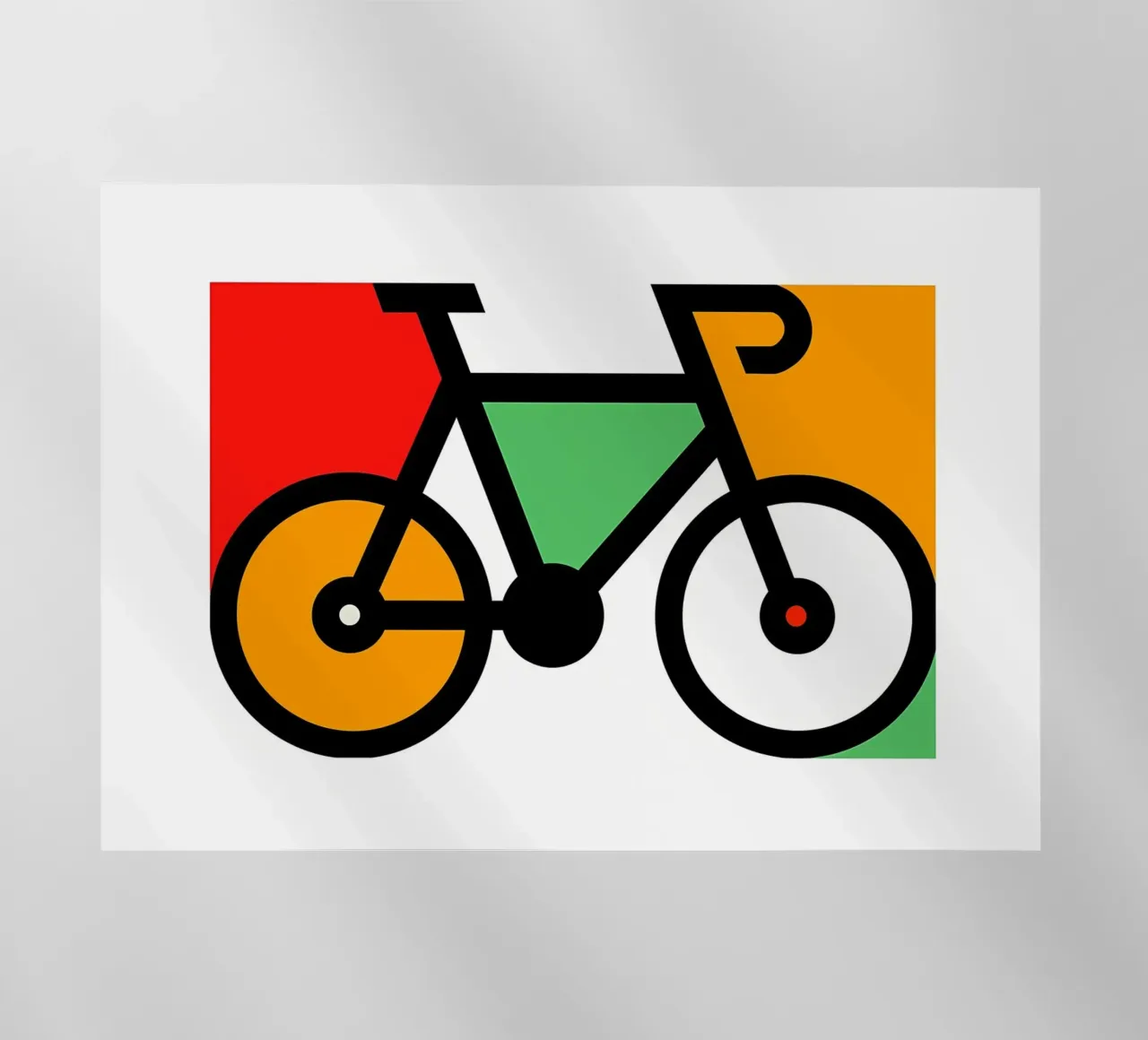 Bicicletta pellicola backlit da Albert S Jacob