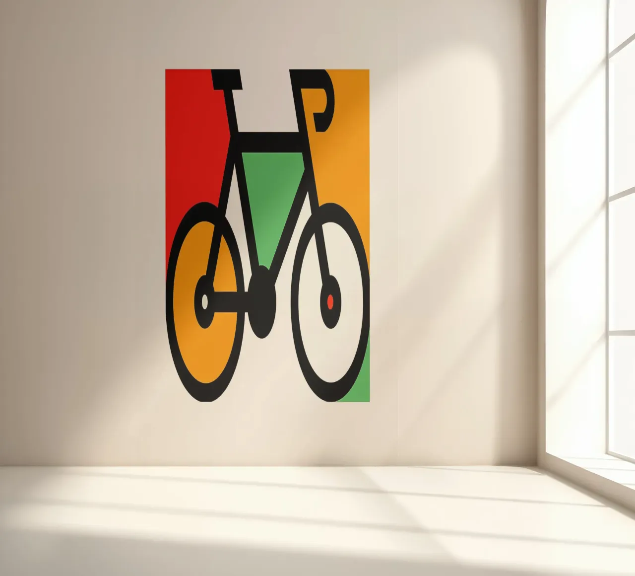 Fiets fotobehang van Albert S Jacob