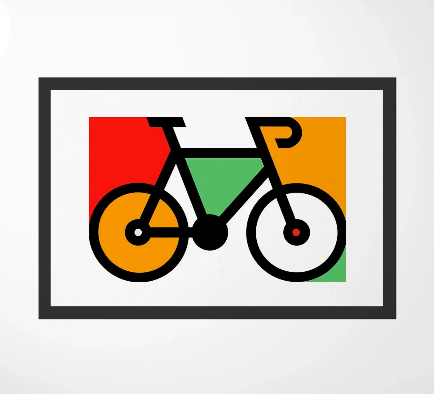 Fahrrad Fußmatte von Albert S Jacob