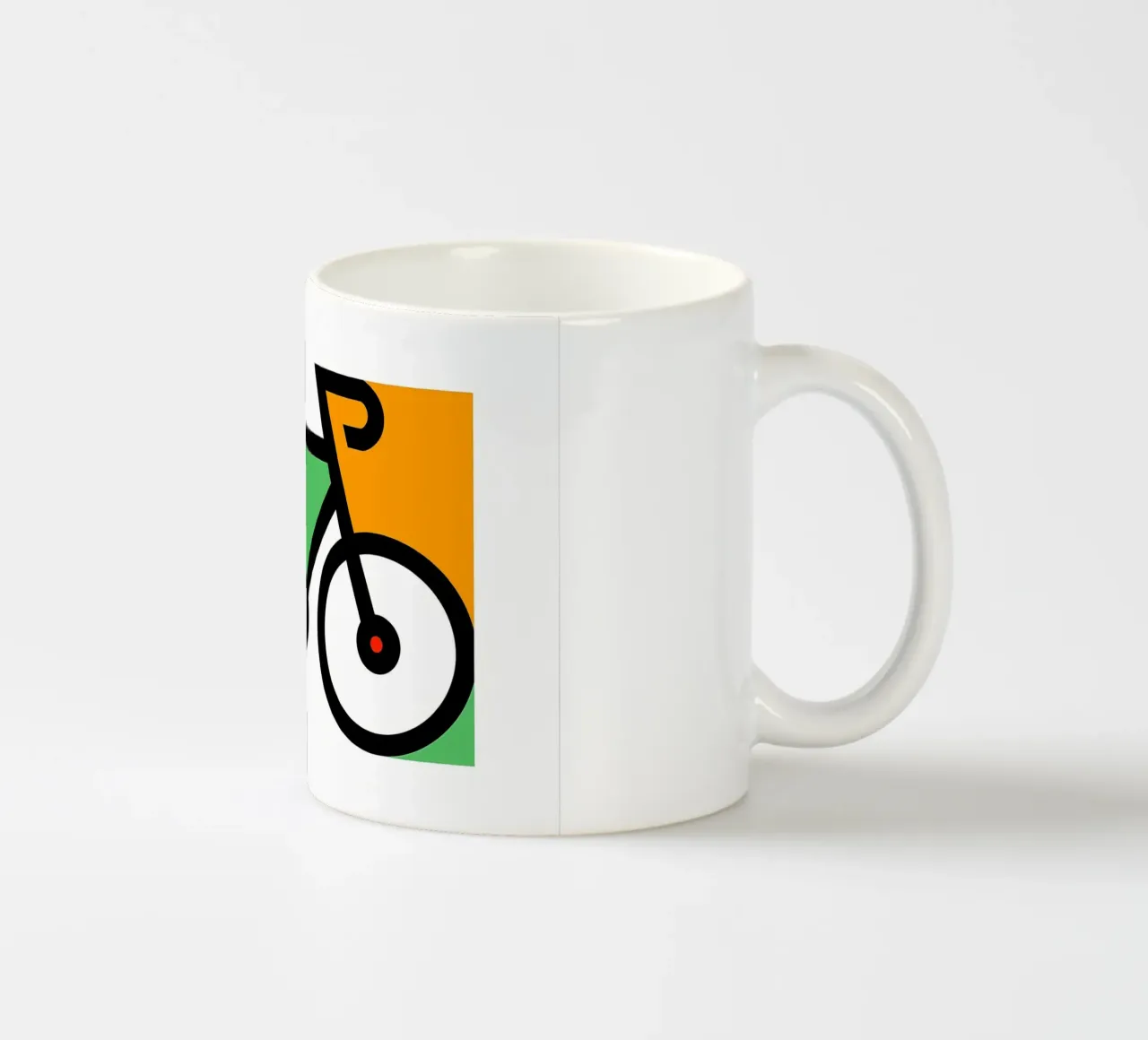 Bicycle ceramic mug by Albert S Jacob
