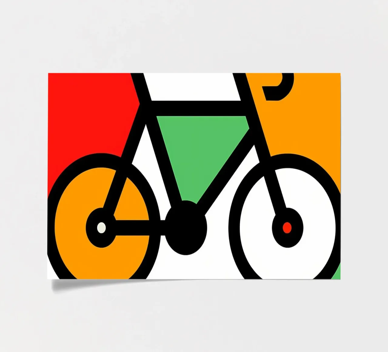 Bicycle sticker sheet by Albert S Jacob
