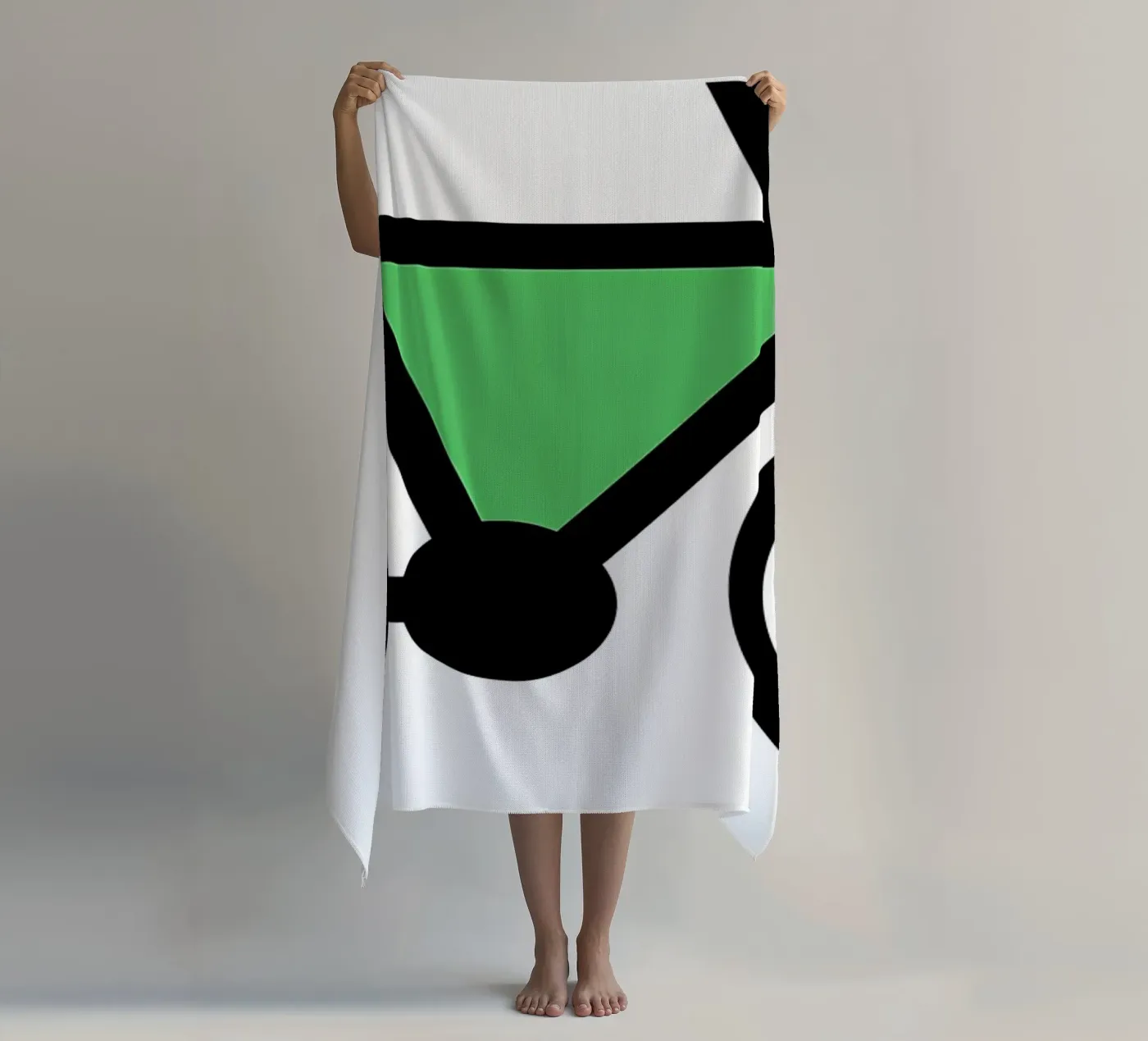 Bicycle beach towel by Albert S Jacob