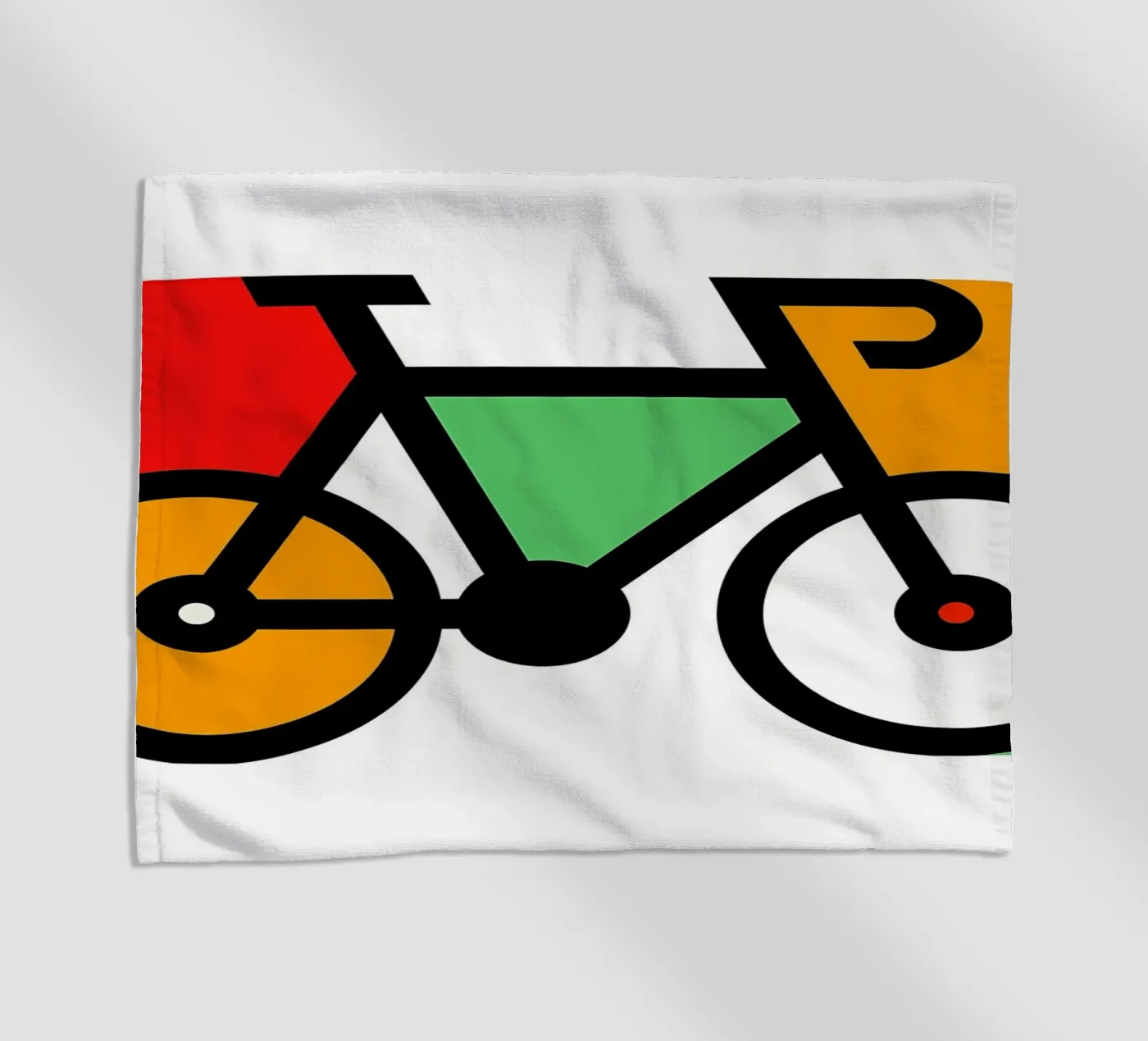 Bicycle beach towel by Albert S Jacob