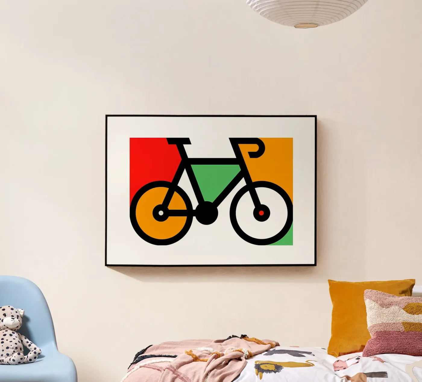 Bicyclette plexiglas de Albert S Jacob