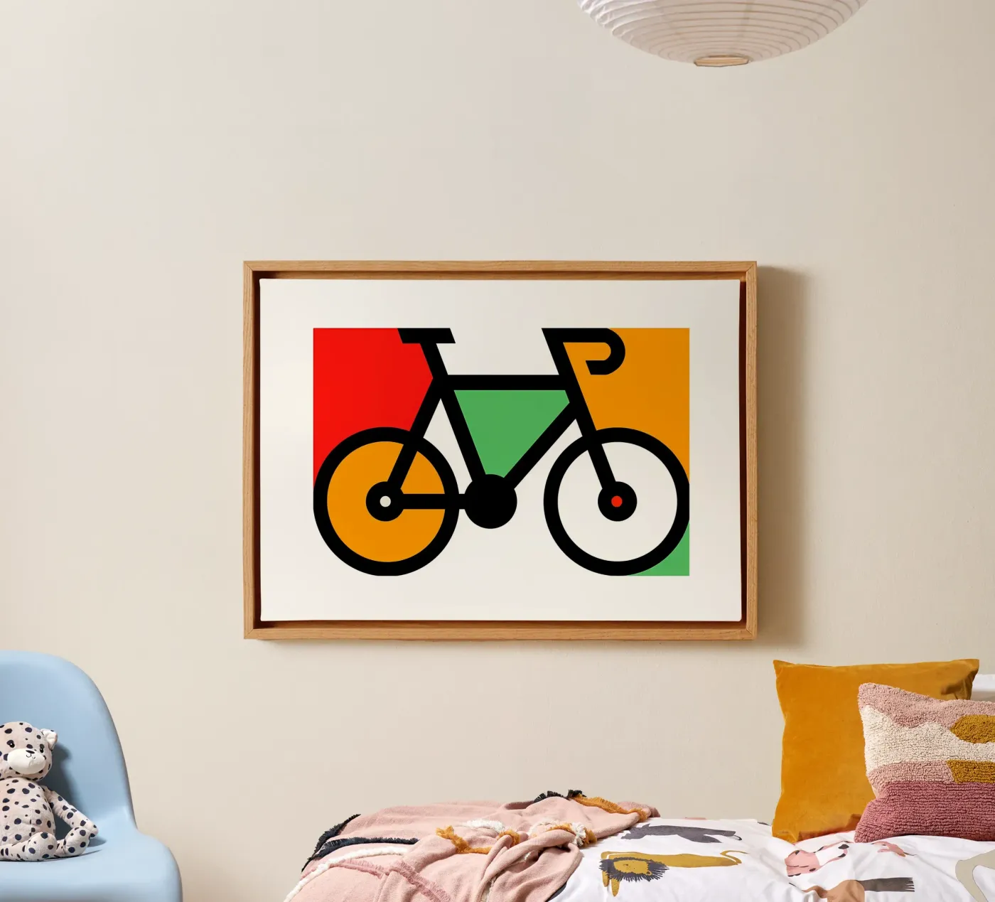 Fiets canvas van Albert S Jacob