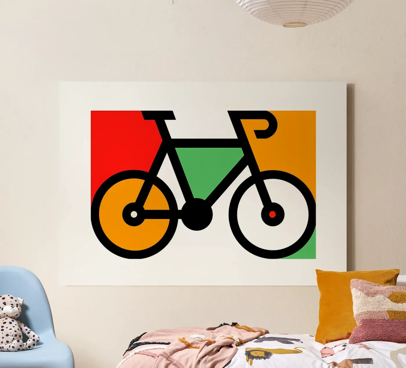 Fiets canvas van Albert S Jacob