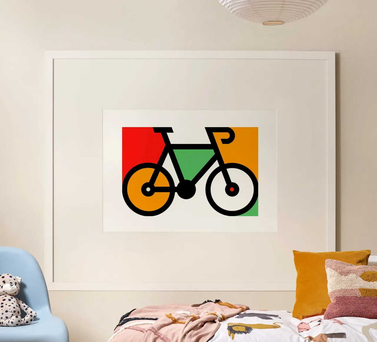Fiets poster van Albert S Jacob
