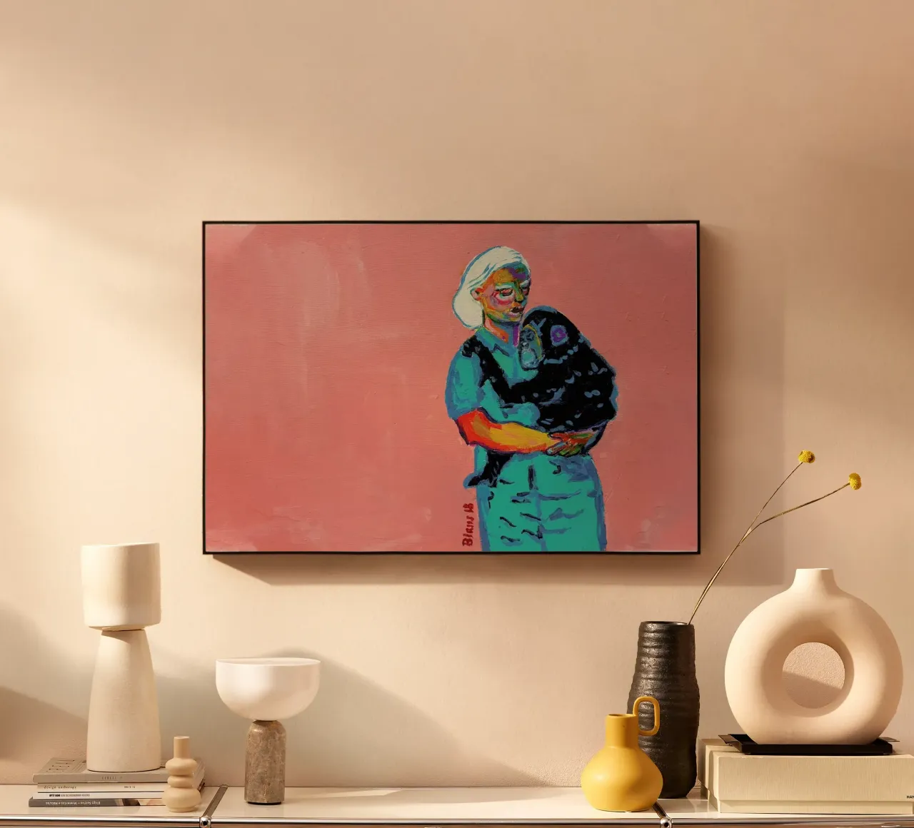 Jane Goodall 1 plexiglass da Blanca Nuñez Pozuelo