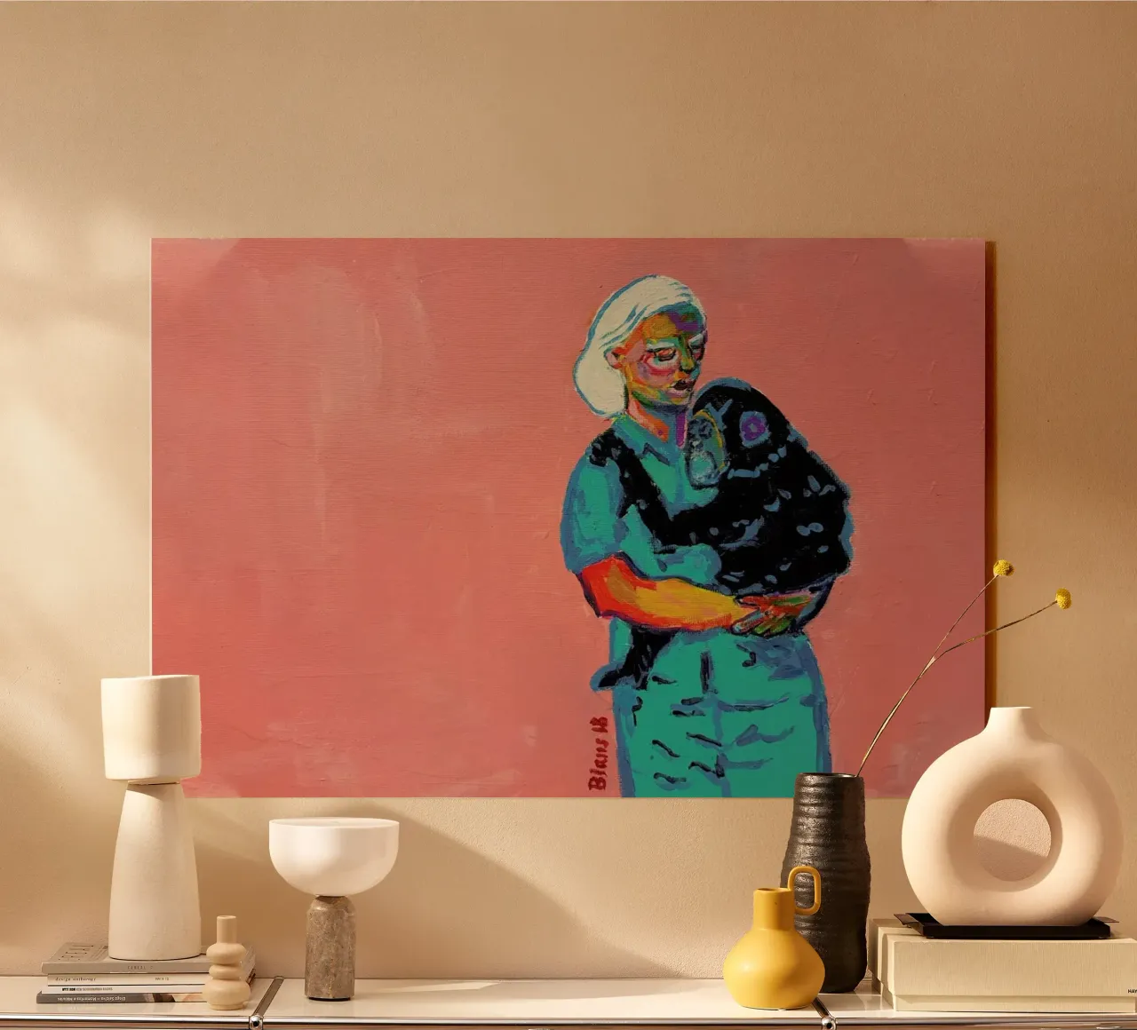 Jane Goodall 1 plexiglass da Blanca Nuñez Pozuelo